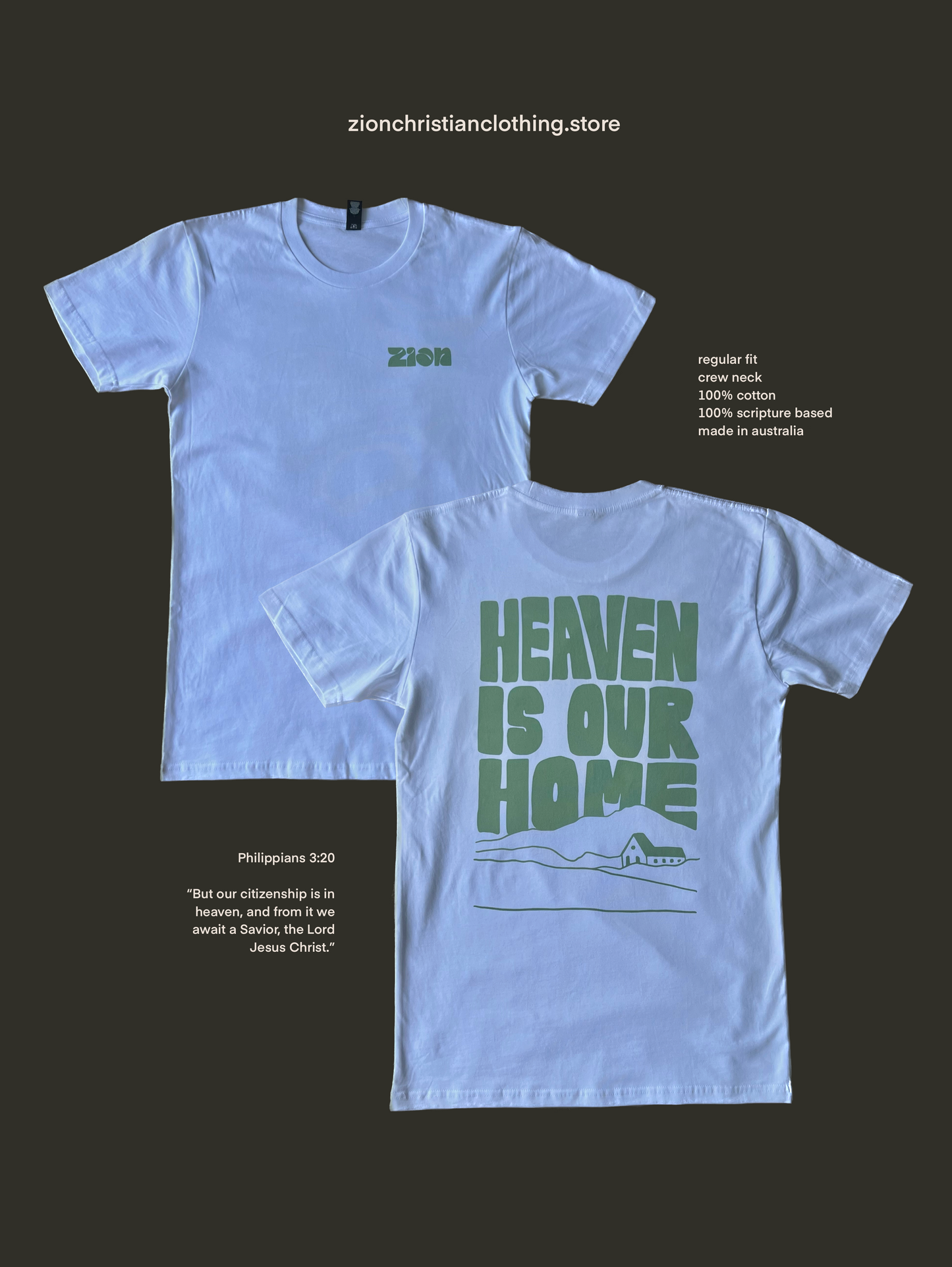 ‘Heaven is our home’ t-shirt